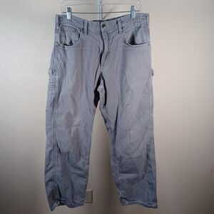 Carhartt Loose Fit Canvas Carpenter Pants Thrashed Gray B159 CHR 34x30